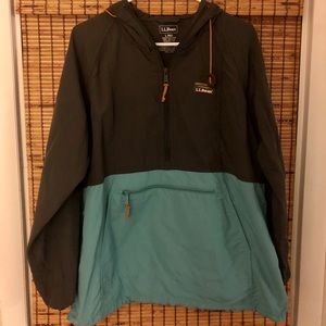 LL Bean Women’s Mountain Classic Anorak Colorblock